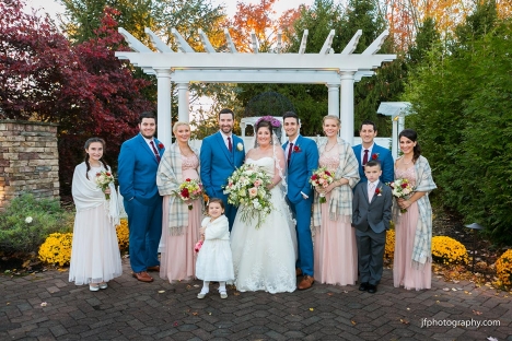 Affordable Wedding Venue Fall Bridal Party Outdoor
