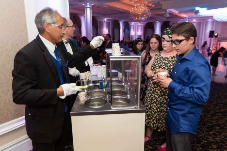 Bar Mitzvah Ice Cream Scoop Station New Jersey Catering