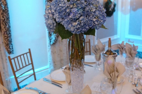 Elegant Indoor Wedding Reception Centerpieces