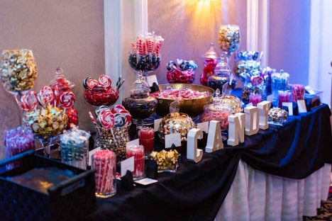 Mitzvah Trends Candy Bar Ballroom Party Venue