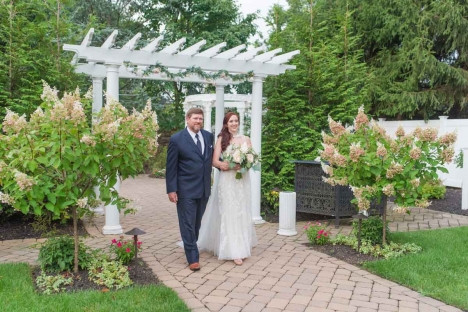 New Jersey Outdoor Wedding Ceremony Venue Father And Bride Entrance