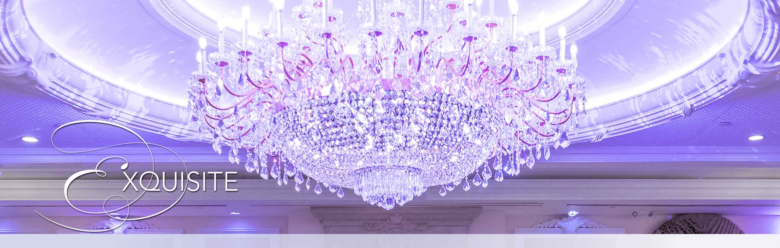 Exquisite Ballroom Chandelier Banner