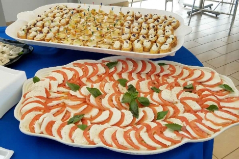 Fresh Mozzarella Tomato Basil Off Premise Catering