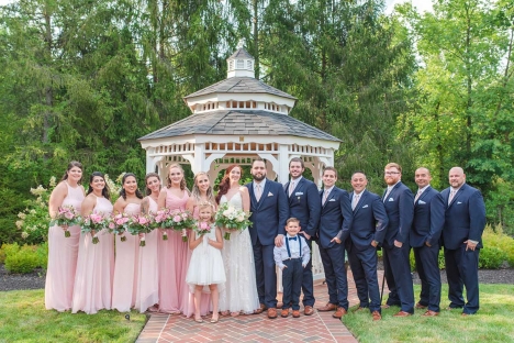 Elegant Outdoor Ceremony Bridesmaids Wedding Venue