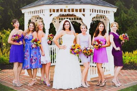 Bride Outside Gazebo Wedding Venue