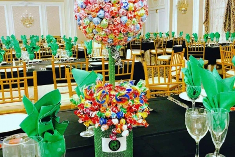 Candy Lolipop Centerpieces New Jersey Bar Mitzvah Venue