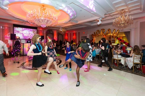 Cool Bat Mitzvah Marble Dance Floor