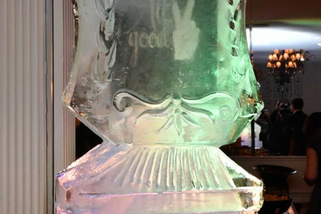 Customized Catering Bat Mitzvah Ice Sculpture