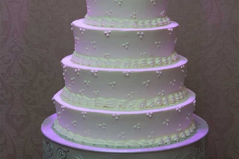 Cute Custom Wedding Cake