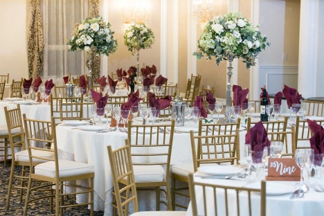 Elegant Ballroom Sit Down Dinner Event