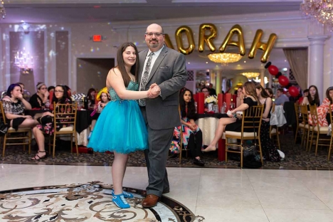 Elegant Father Daughter Mitzvah Ballroom Dance