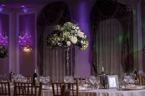 Elegant New Jersey Wedding Reception Venue Table