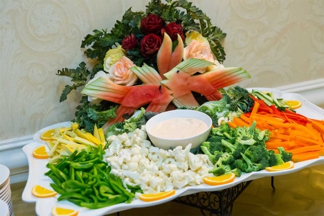 Fresh Vegetable Platter Catering Venue