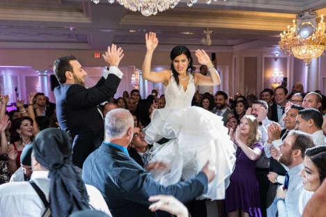 Jewish Bride Groom Wedding Reception Dance