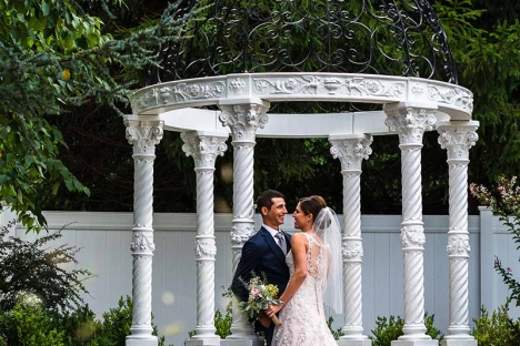 Nj Bride Groom Wedding Day Gazebo