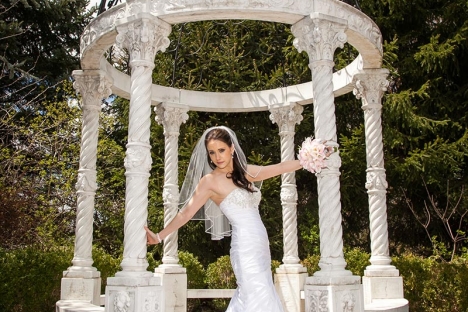 Outdoor Wedding Nj Bride Stone Gazebo