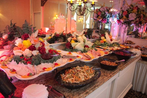 Professional Catering Buffet Spread Platters