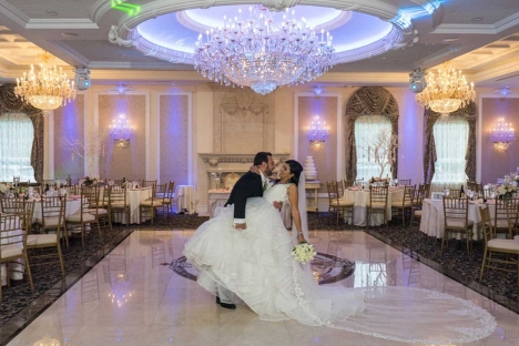 Romantic New Jersey Wedding Venue Ballroom